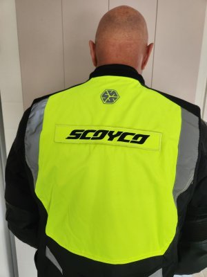 Picture of High Vis Vest with Motorbike velcro patch